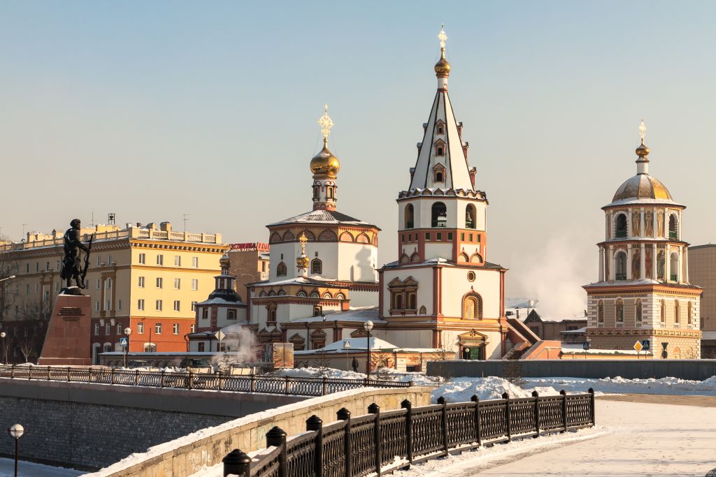 Igreja Ortodoxa em Irkutsk, Rússia