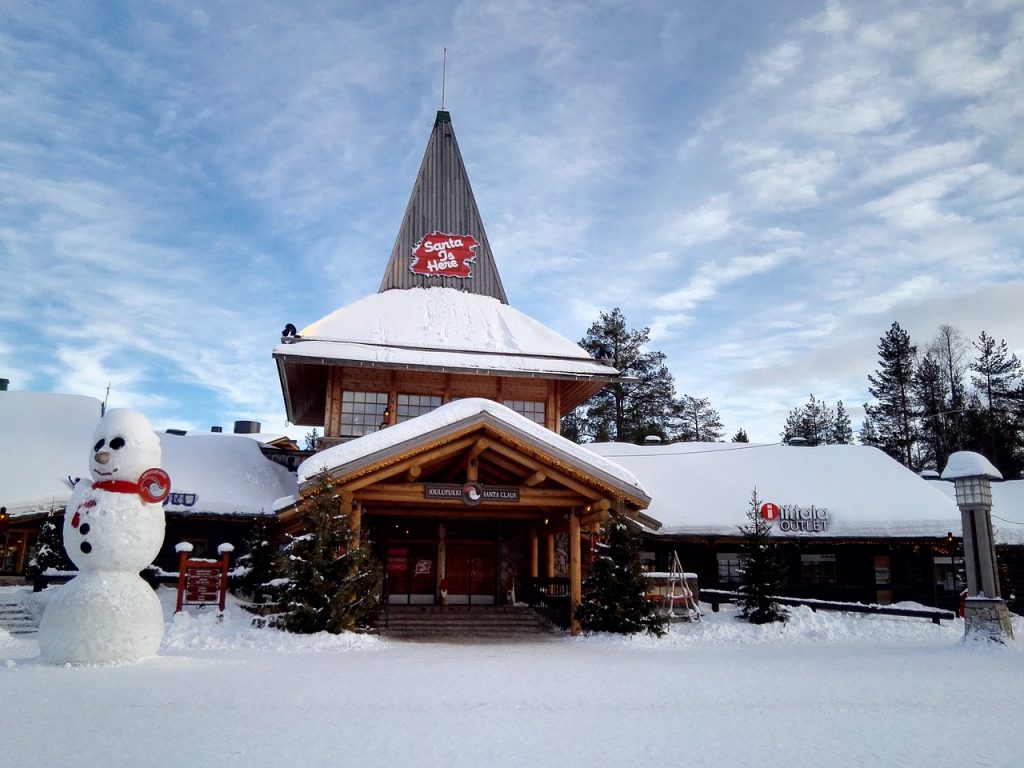 Aldeia do Papai Noel em Rovaniemi, Finlândia