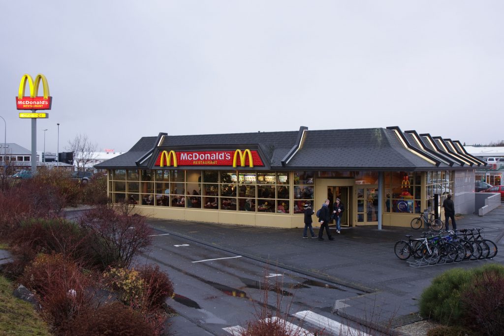 Último McDonalds da Islândia